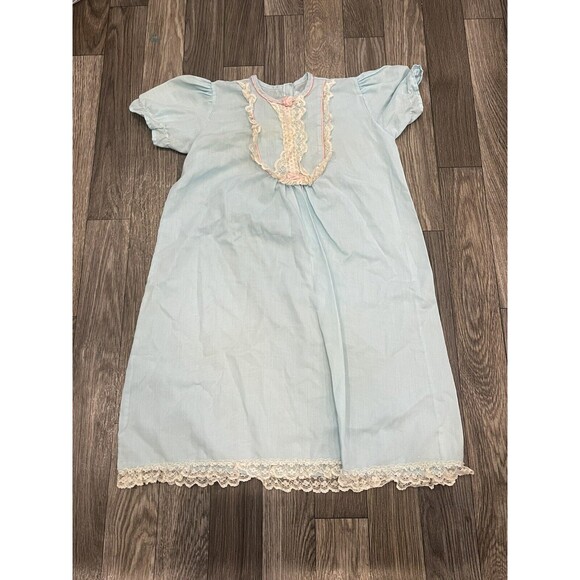 Girl's Vintage 60s 70’s Lot of 2 Nightgown and full slip 4T - Picture 2 of 14